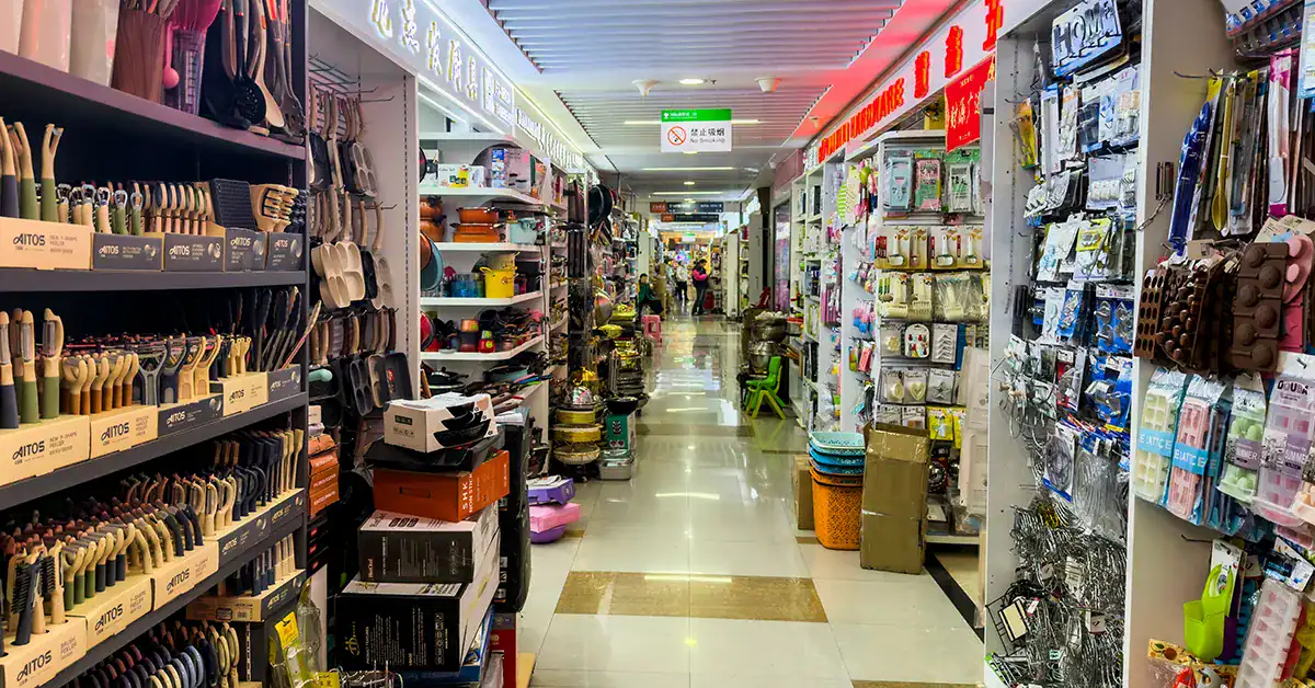 best products from Yiwu market wholesale items display