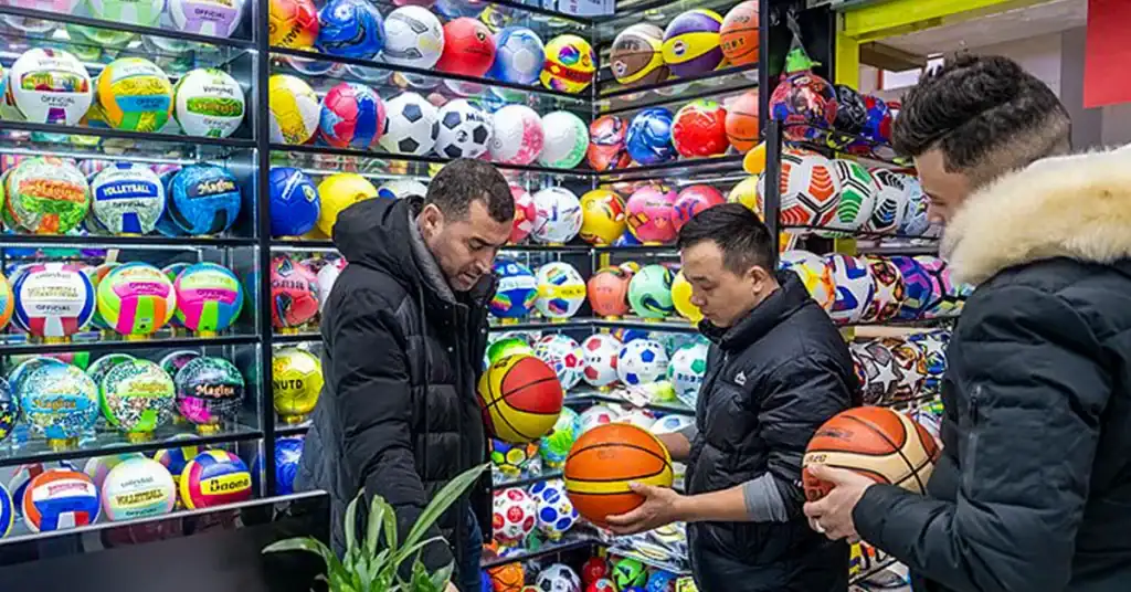 Best time to visit Yiwu Market with buyers sourcing sports products in Yiwu International Trade City